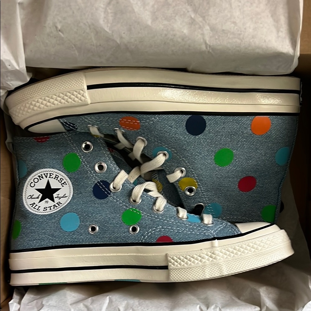 Converse All Star Polka Dot High Tops